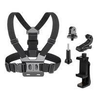 Suporte De Peito Funpro Para Celular E Câmeras Gopro (2 Em 1)