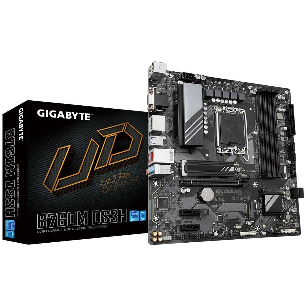 Placa-Mãe Gigabyte B760m DS3h, DDR5, LGA1700, Micro ATX 4