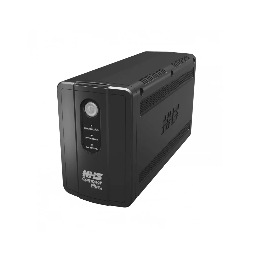 Nobreak Nhs Compact Plus 4, 1200va, S/120v, Bat. 2x7ah/12v, 8 Tomadas, Bivolt Aut. - 90.c1.a01200 Nobreak Nhs Compact Plus 4, 1200va, S/120v, Bat. 2x7ah/12v, 8 Tomadas, Bivolt Aut. - 90.c1.a01200