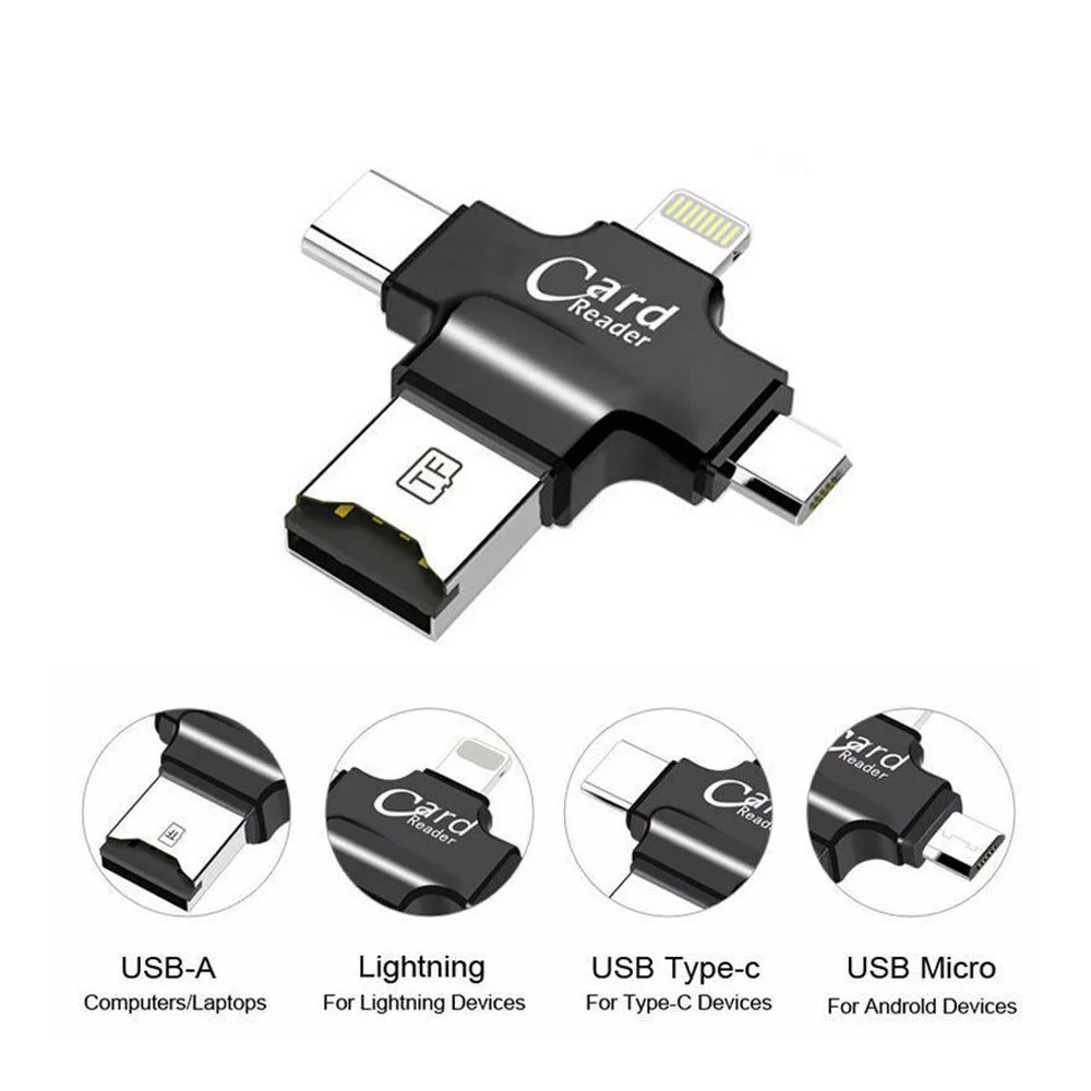 Imagem 5 de 5 do produto Smart USB Otg Leitor De Cartão Sd Dukie, Para Iphone Ipad Android Xiaomi