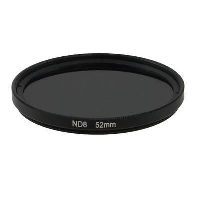 Filtro 52mm Densidade Neutra Nd8 Para Câmeras, Lentes