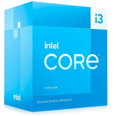 Processador Intel Core I3-13100f 3.4ghz,4.5ghz Max Turbo,Cache 12mb L1700 - BX8071513100F