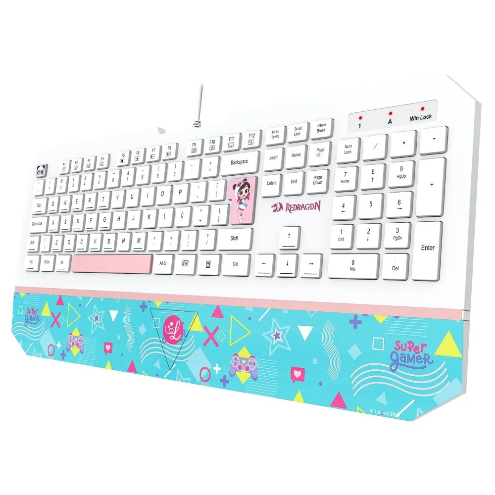 Imagem 2 de 5 do produto Teclado Gamer Redragon Karura Luluca Rgb Abnt2