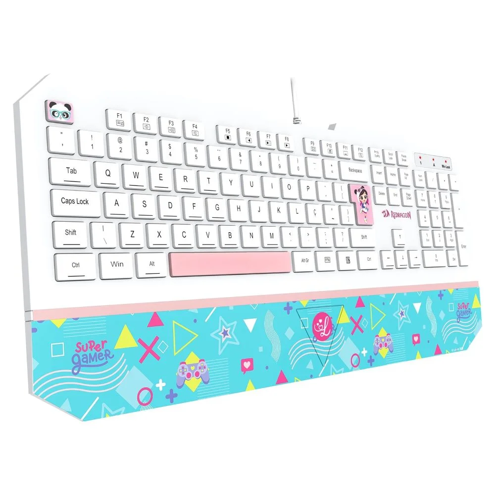 Imagem 3 de 5 do produto Teclado Gamer Redragon Karura Luluca Rgb Abnt2