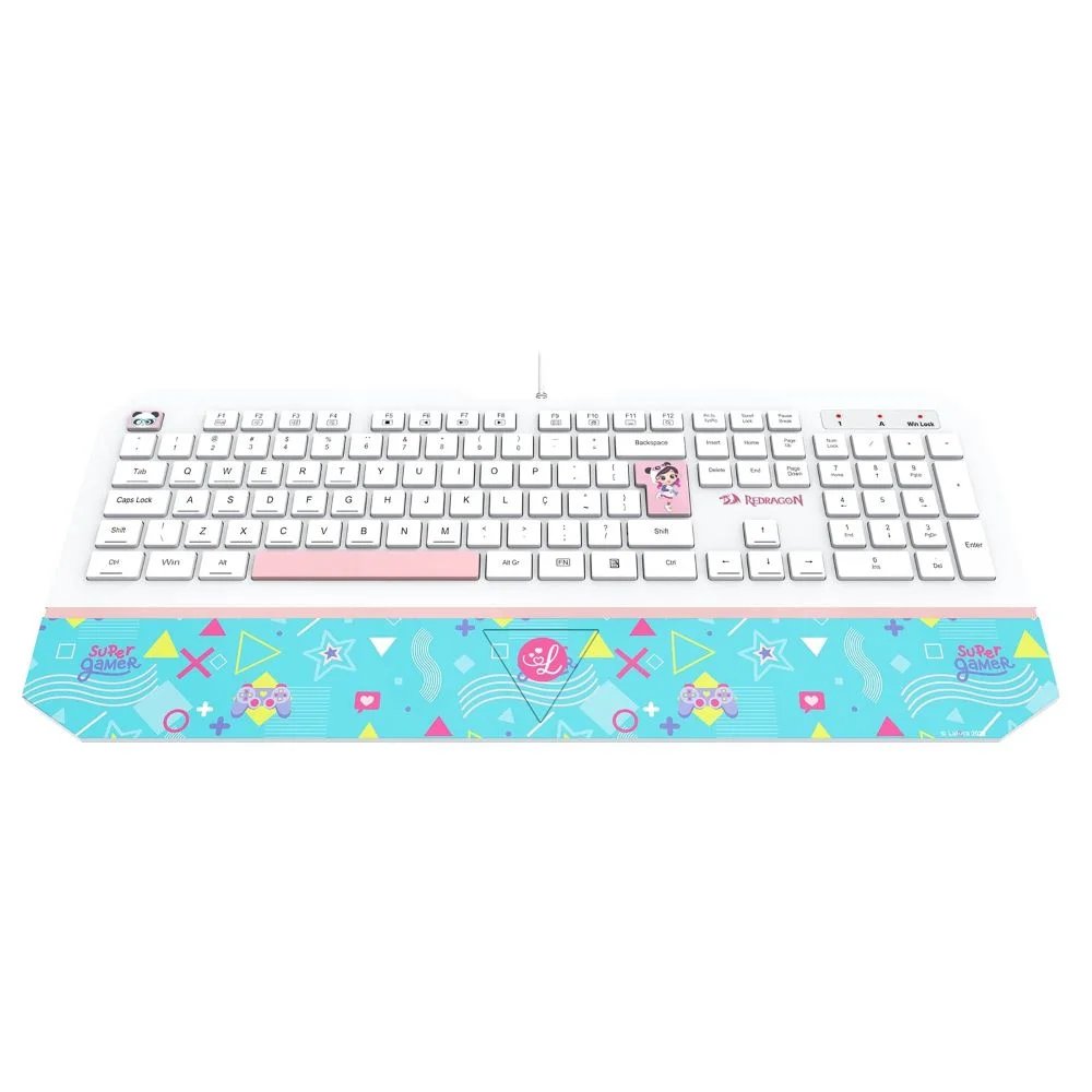 Imagem 4 de 5 do produto Teclado Gamer Redragon Karura Luluca Rgb Abnt2