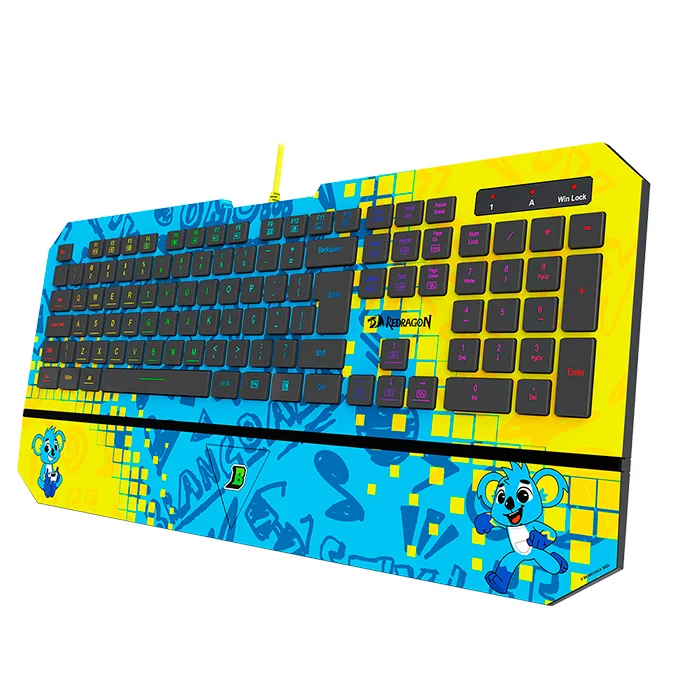 Imagem 3 de 5 do produto Teclado Gamer Redragon Karura Brancoala Rgb Abnt2
