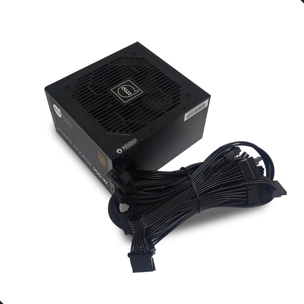 Fonte ATX Rop Dazz 900w Real 80 Plus Bronze Pfc Ativo Fonte ATX Rop Dazz 900w Real 80 Plus Bronze Pfc Ativo