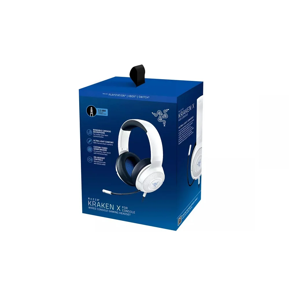 Fone de Ouvido Kraken X For Console Razer Branco