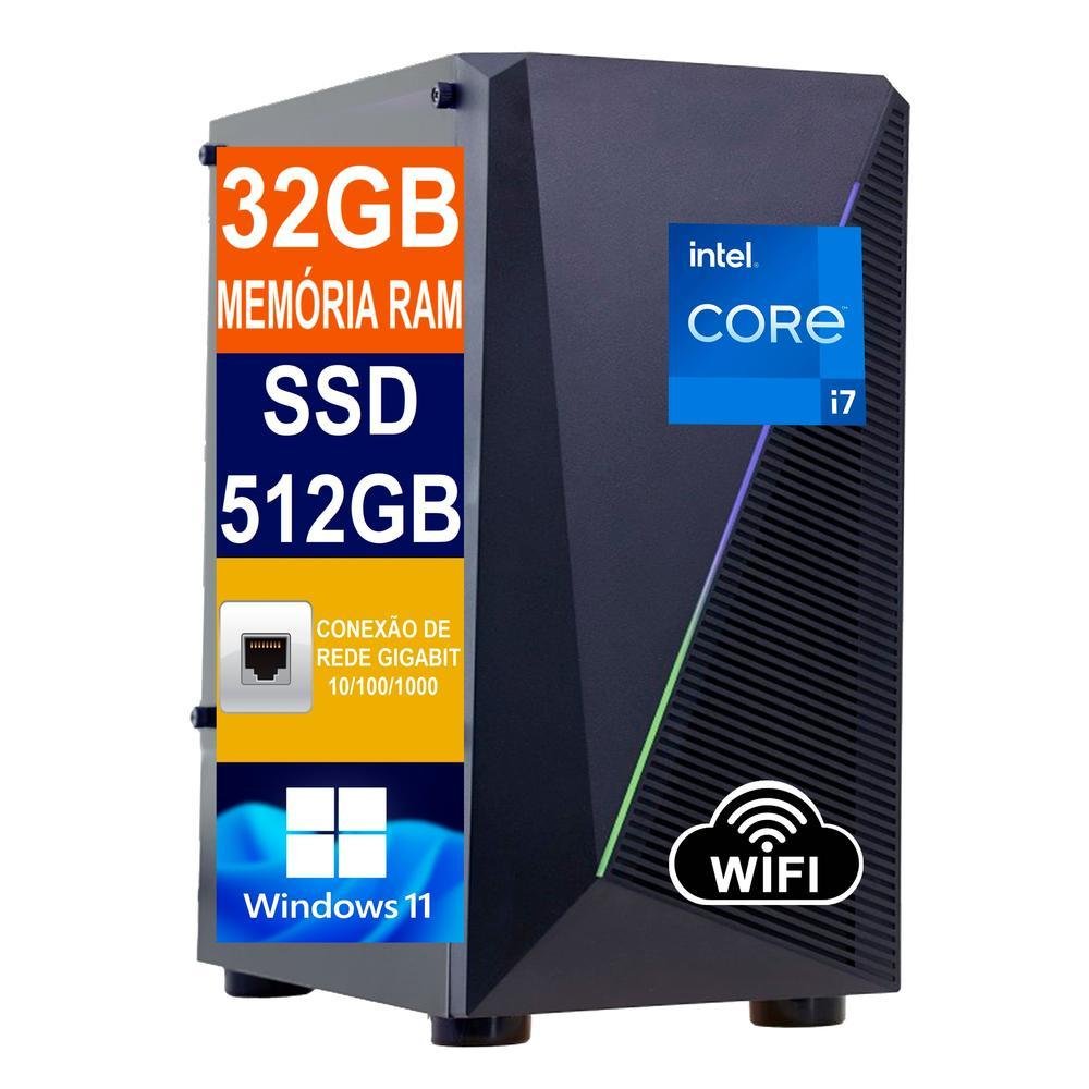 Pc Computador Cpu Intel Core I7 6700 Sexta