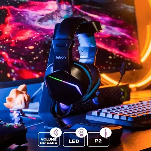 Imagem 5 de 5 do produto Kit Need Gamer Headset, Mouse, Teclado LED Estereo Driver 40mm Letron