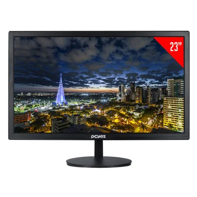 Monitor Pcyes 23 Polegadas, Office Led Full HD, Com Entrada HDMI,VGA - PKMO23