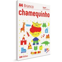 Chamequinho Papel A4, 75 G, 100 Folhas, Branco Sulfite