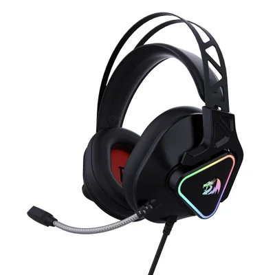 Fone Headset Gamer Redragon Cadmus H370, USB, Preto