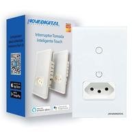 Interruptor 1 Botão, Tomada Inteligente, Touch Automação, Wifi