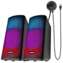 Caixa De Som Bluetooth, Cartão SD USB, Para Pc Notebook E Celular, RGB