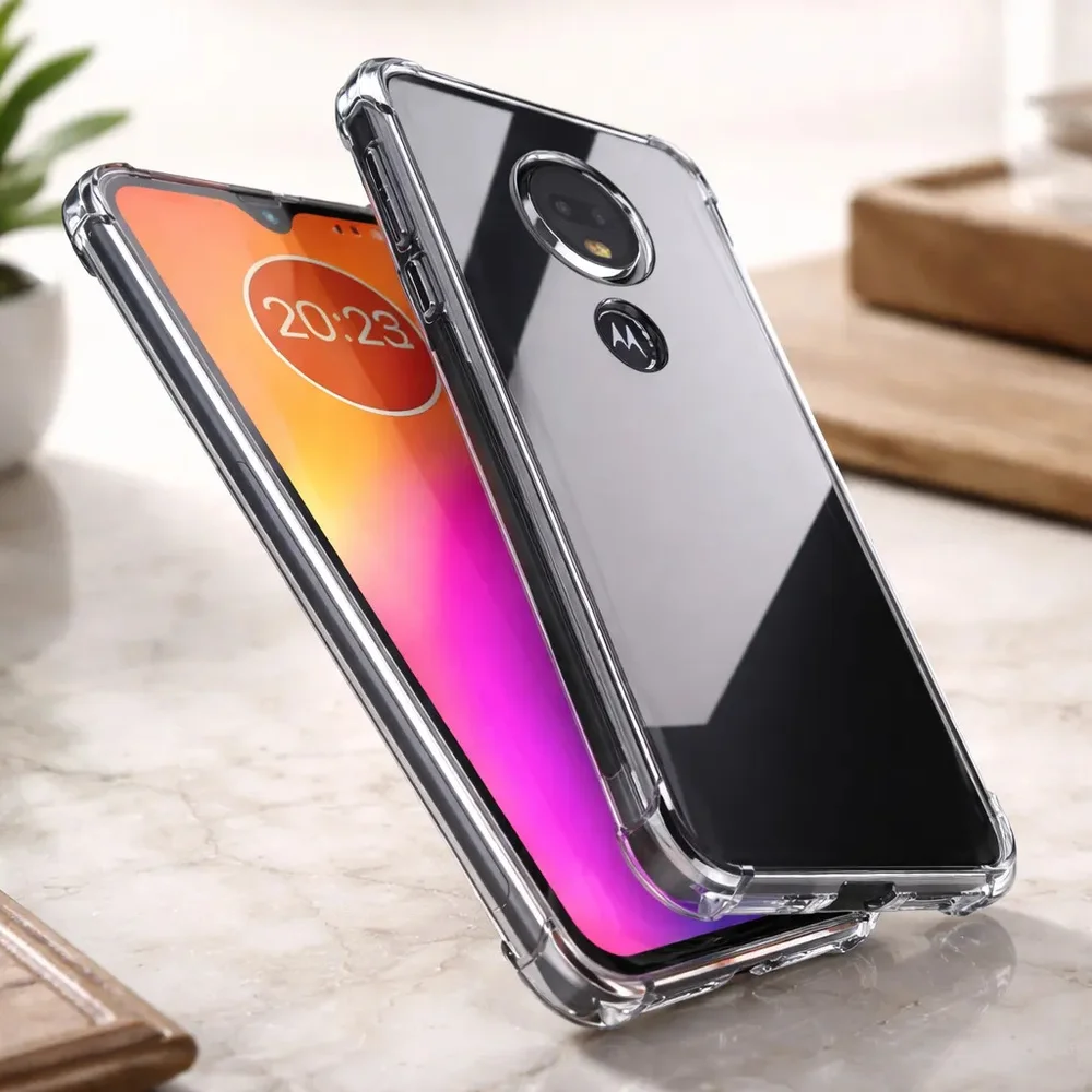 Imagem 3 de 3 do produto Capinha Moto G7 Play Anti Impacto,Transparente - G9VAZBA6G