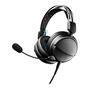 Headset Gamer Audio-technica Ath-gl3bk, Closed-back, Alta Fidelidade Fechado