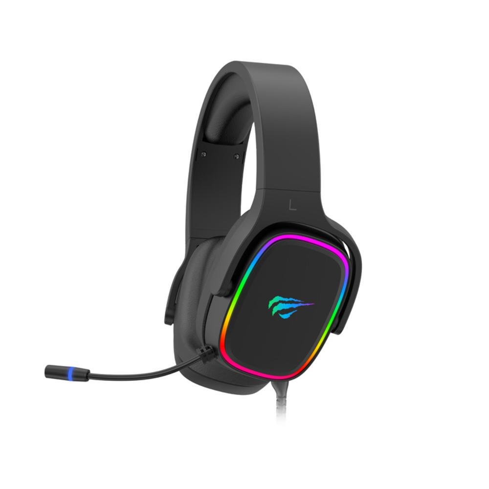 Imagem 4 de 5 do produto Headset Gamer Havit H2029u - Microfone Plugável, P2, Pc, Ps4, Xbox One, Preto