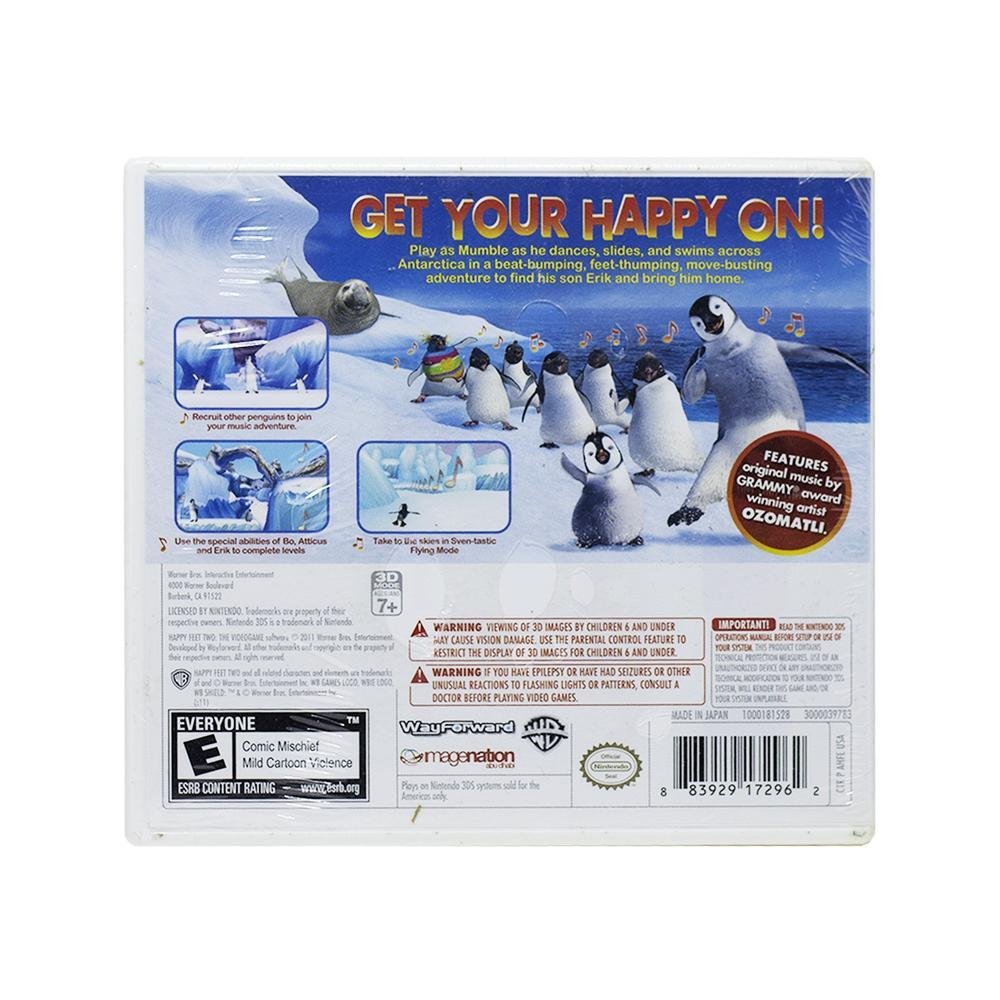 Jeu Happy Feet 2 - Version Nintendo 3DS - Très Bon état - Complet Avec Boîte Et Notice