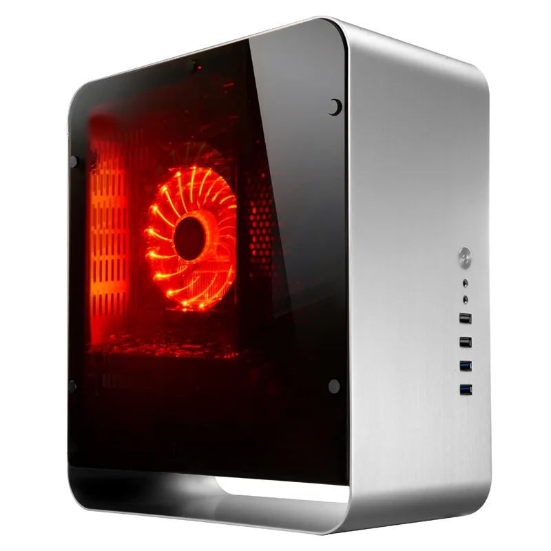 Gabinete Mini ITX, Alumínio, Jonsbo, Umx1w - Cinza