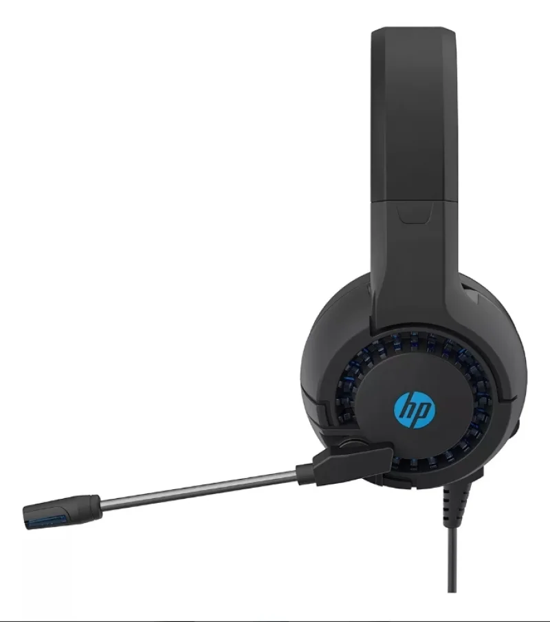 Imagem 5 de 5 do produto Headset Gamer HP, USB, P2, Preto / Azul - Dhe-8011um