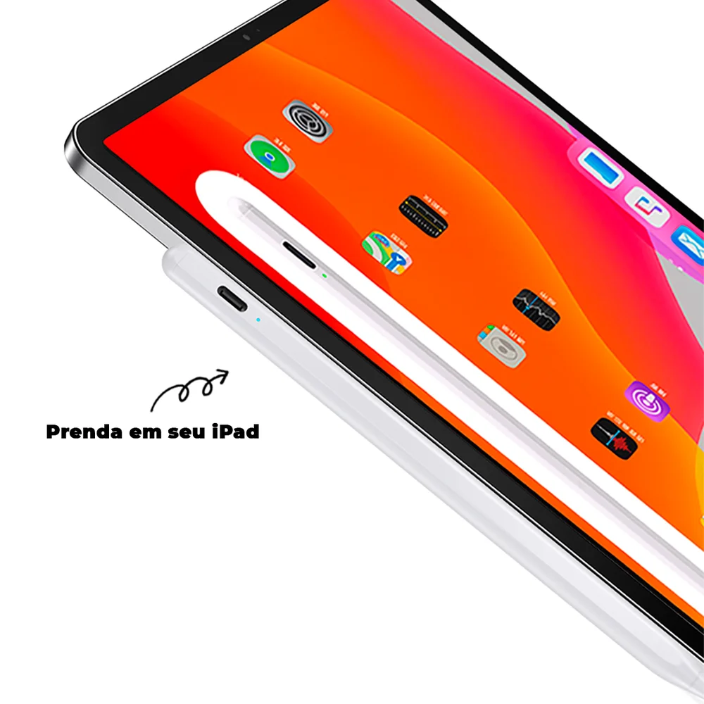 Imagem 4 de 5 do produto Caneta Ativa  Joyroom,Com Bateria Compatível Com Ipad, Preto