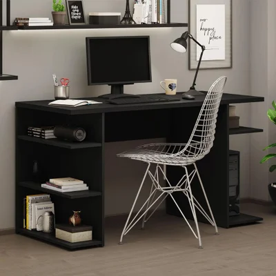 Escrivaninha Madesa Office 9409,Preto