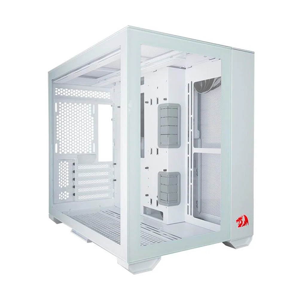 Imagem 4 de 4 do produto Gabinete Gamer Lian Li O11 DYNAMIC Mini, Mini Tower, ATX, Painel lateral e frontal em Vidro Temperado, Branco - O11DMINI-RD-W