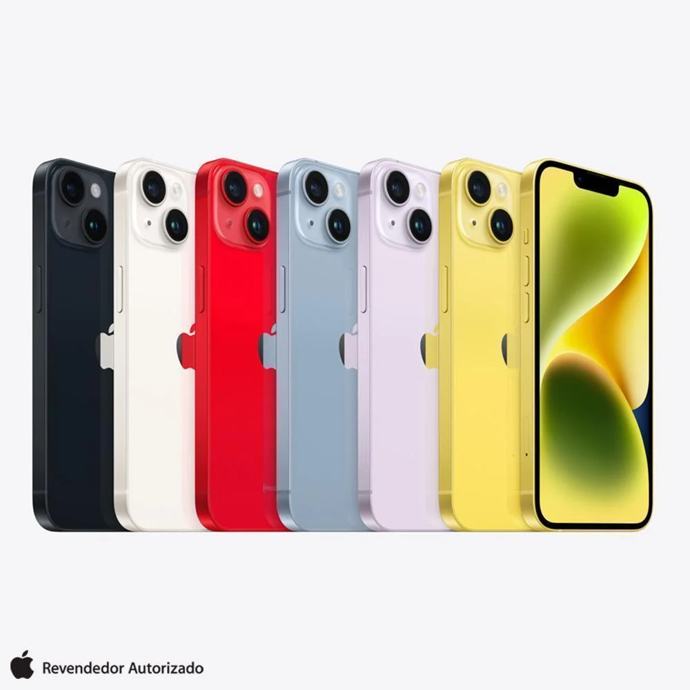 Iphone 14 Apple 128GB Meianoite Tela De 61 KaBuM