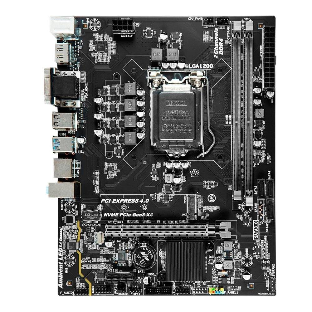 Placa Me H510I3Cooler RAM 16GBGt210 KaBuM