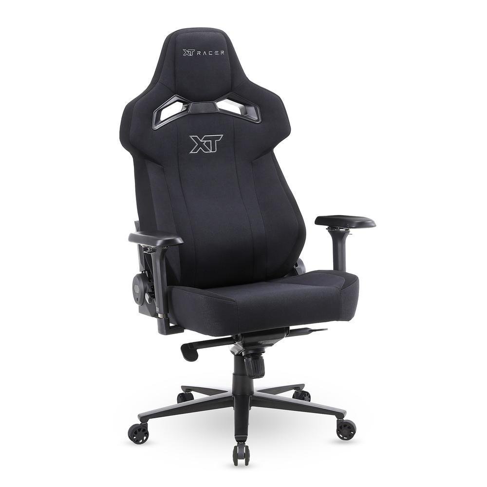 Cadeira Gamer E Escritório Xt Racer Ergonomics Robust Em Tecido Até 180kg,Preta