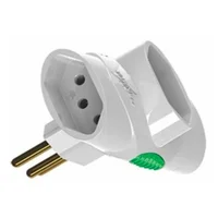Multiplicador De Tomada Legrand 2P+T, Adaptador T Benjamim, Com 3 Saídas, Branco - Dn1676