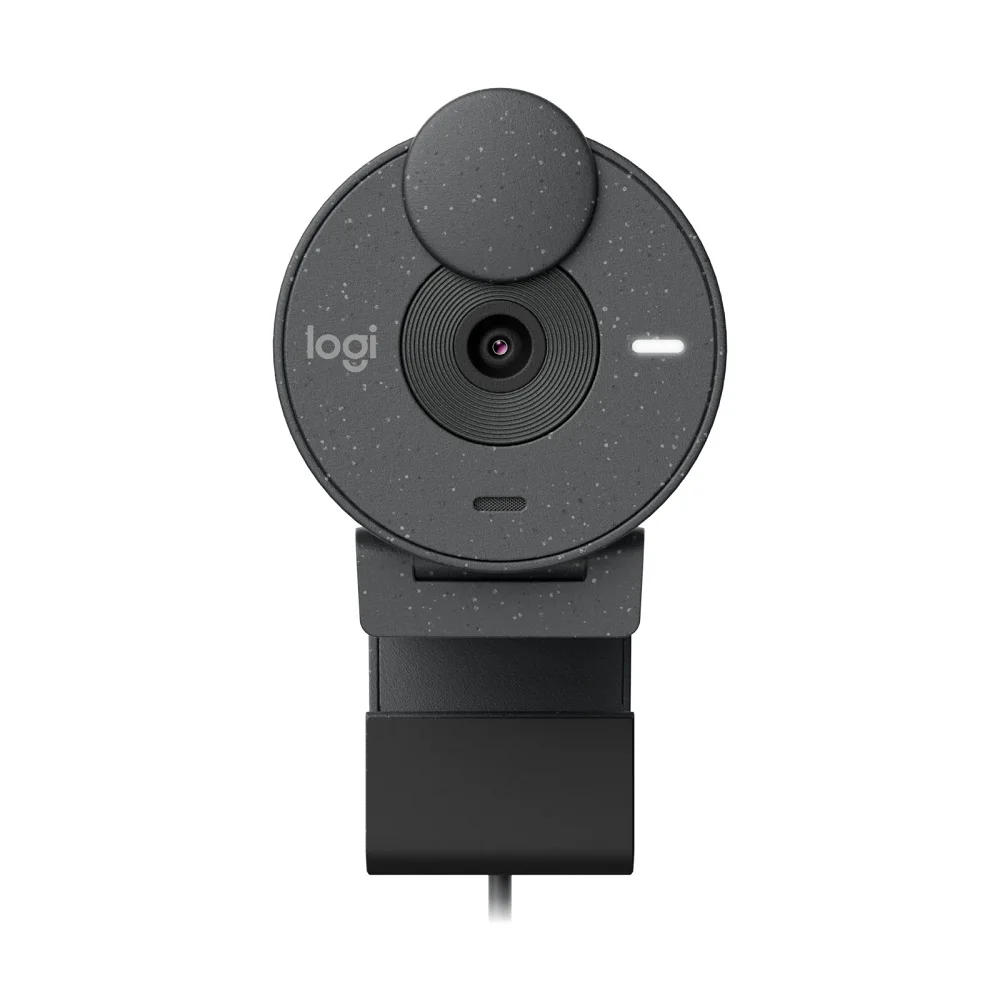 Imagem 2 de 5 do produto Webcam Logitech Brio 300, Full HD 1080p, USB-C, Com Microfone, Grafite - 960-001413