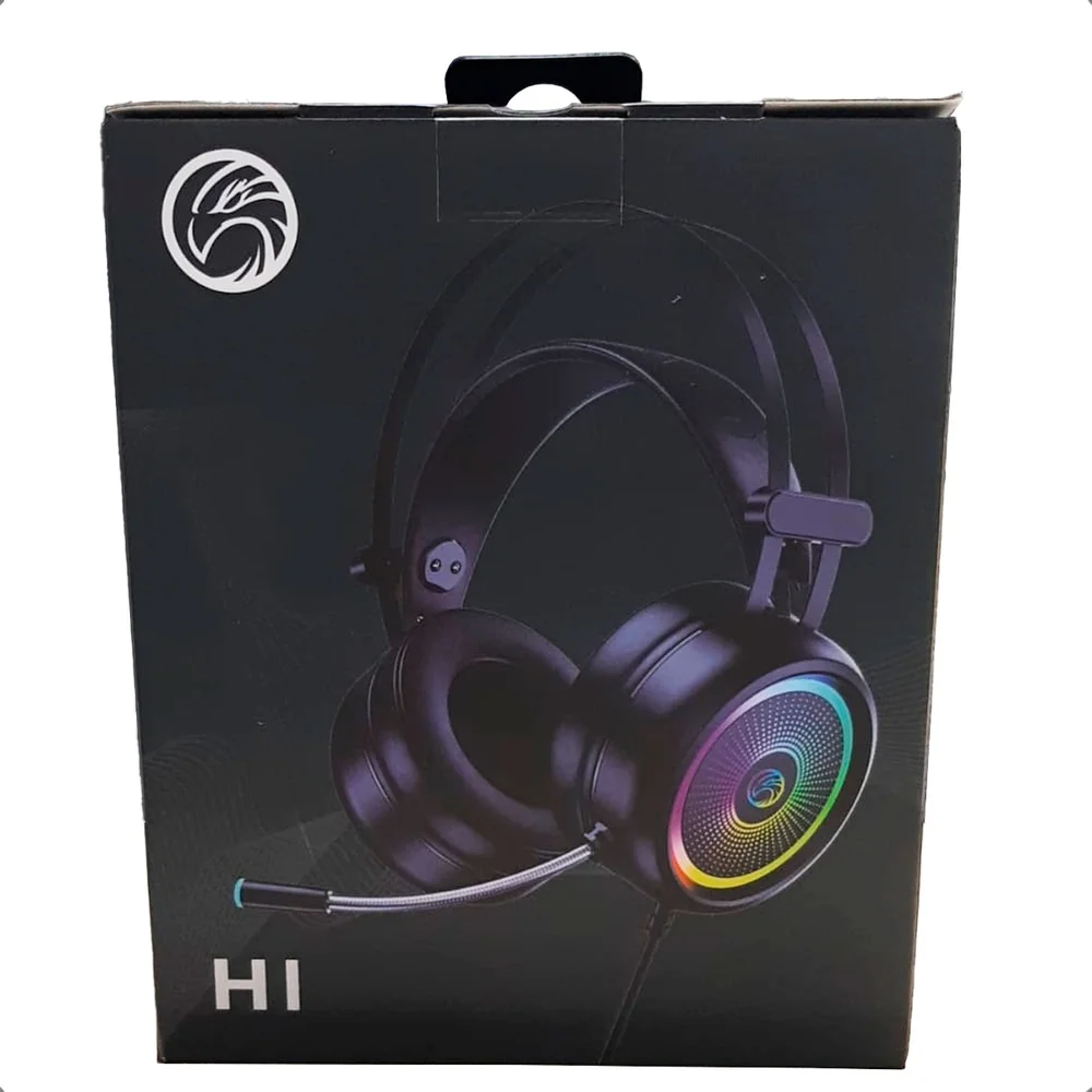 Imagem 2 de 5 do produto Headphone Gamer Brazilpc, Bpc-h1, RGB, Com Microfone