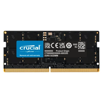 Memória Ram Para Notebook Sodimm Cl40 Crucial, 16GB, 4800mhz, DDR5 - CT16G48C40S5
