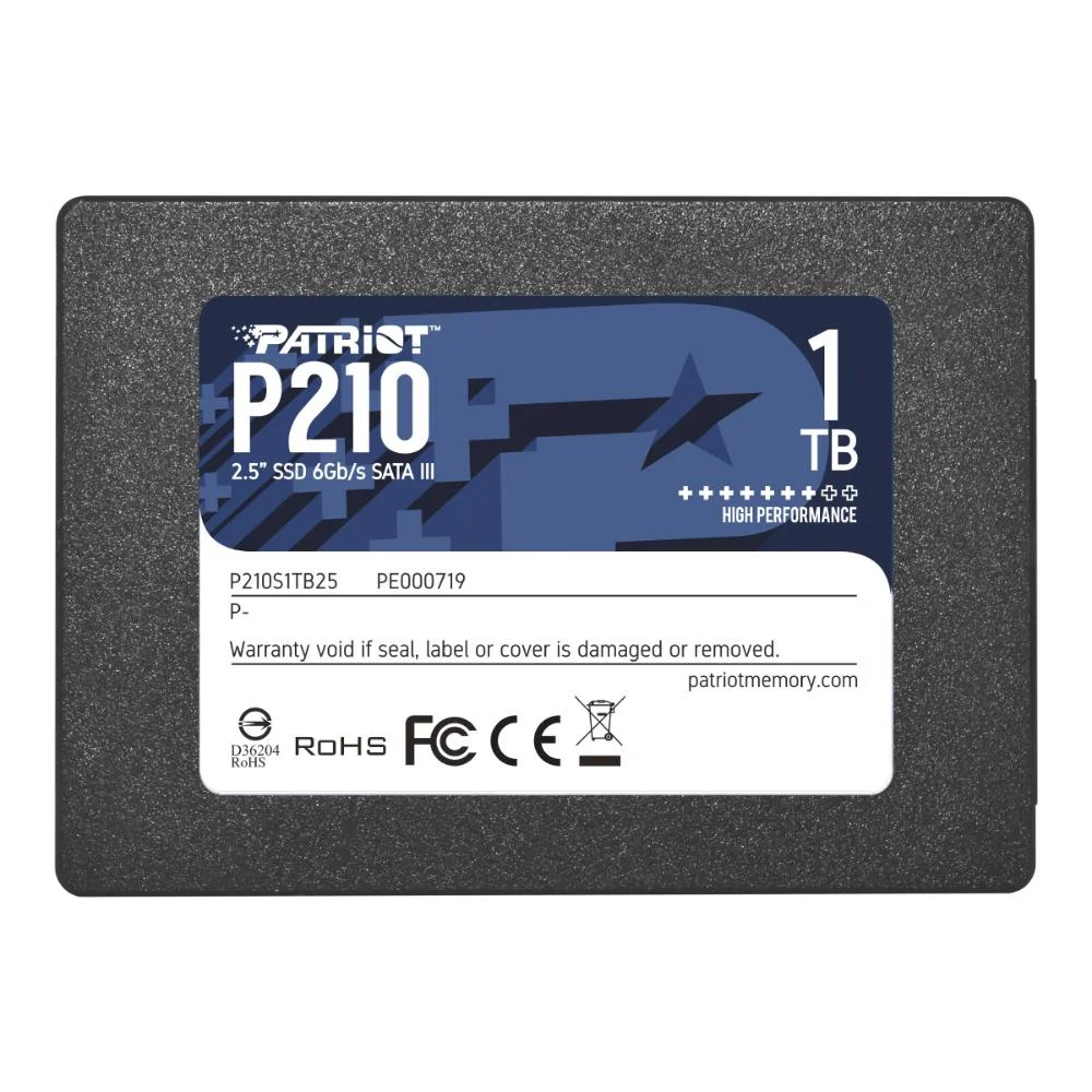 Patriot P210 1TB SSD 2.5インチ SATAIII SSD Patriot P210 1TB Leitura: 520MBs KaBuM