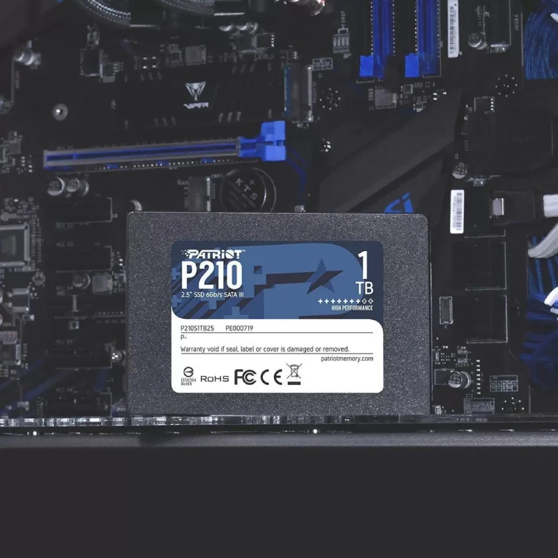 SSD Patriot P210 1TB Leitura: 520MBs KaBuM