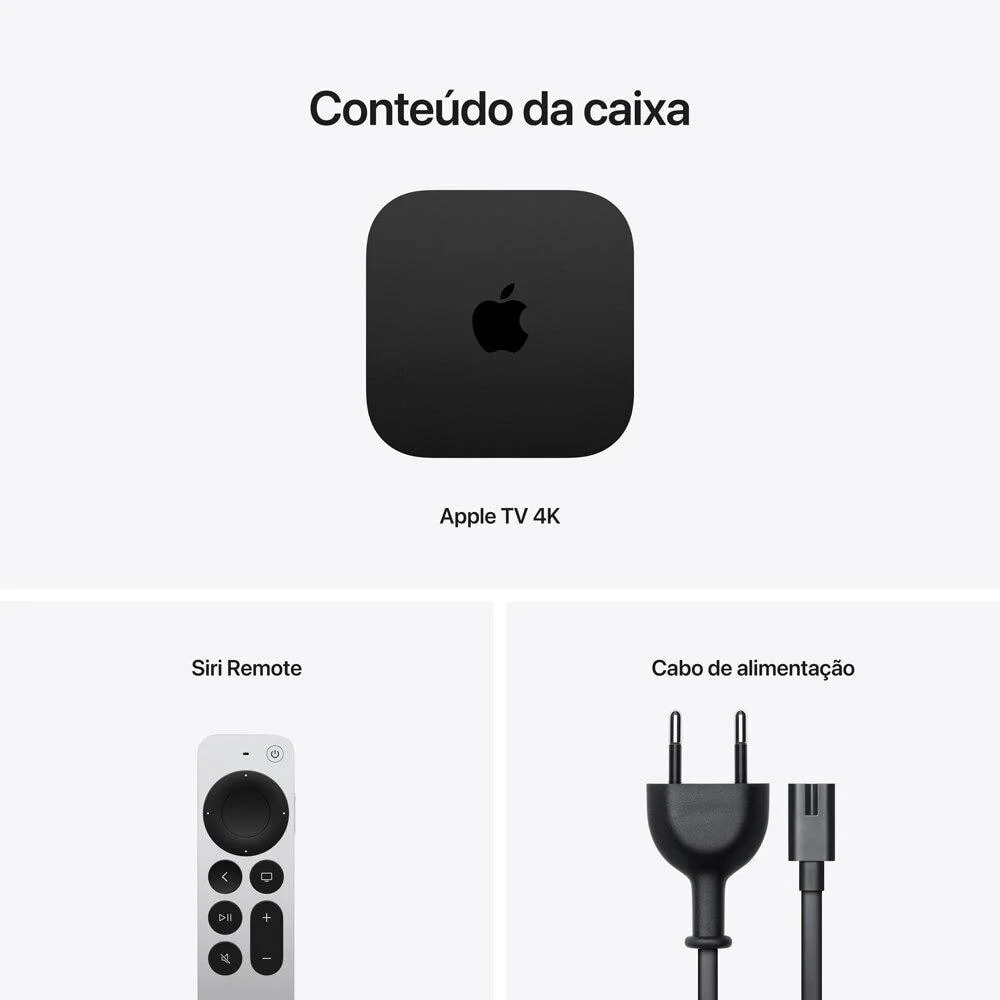 Apple Tv 4k 3 Geraço Wifi Ethernet 128GB