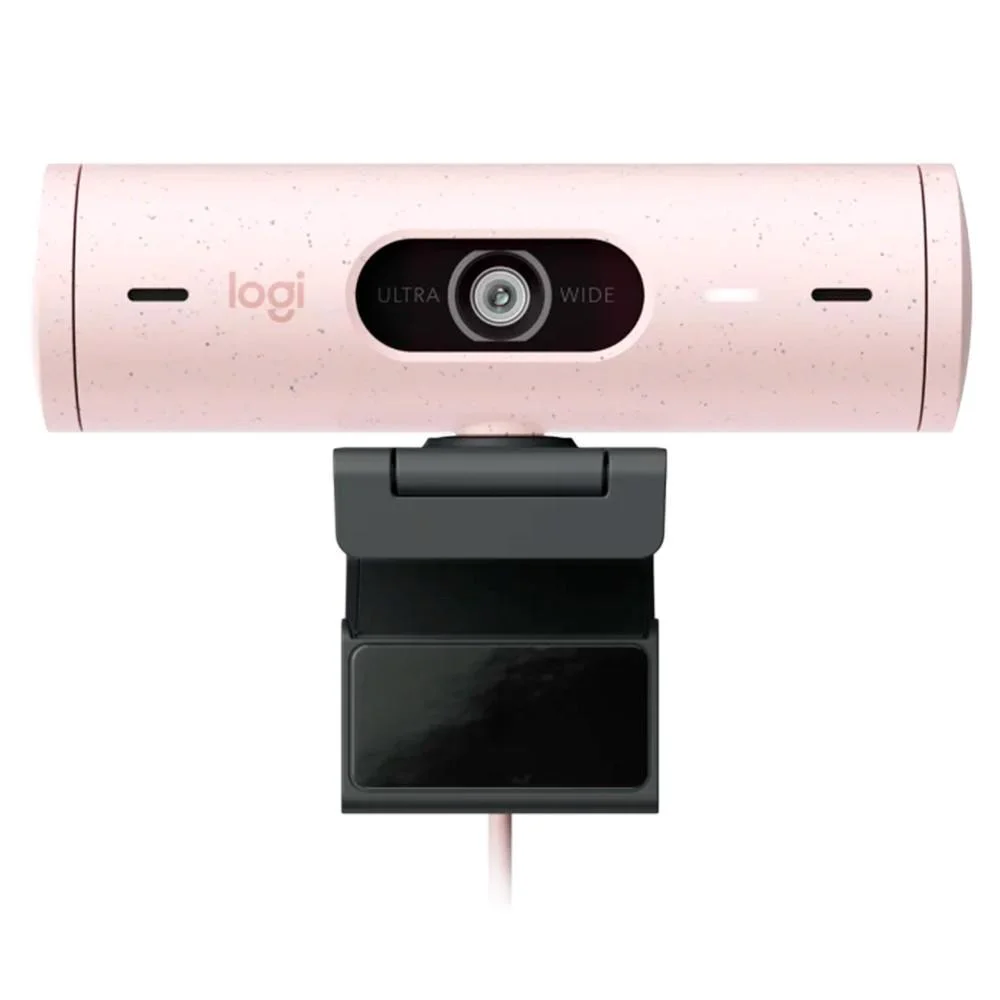 Imagem 4 de 5 do produto Webcam Logitech Brio 500, FULL HD, Rosa