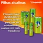 16 Pilhas Baterias Aa Elgin Alcalina, 2a Pequena - 1 Cartela