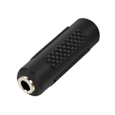 Adaptador Emenda P2 3,5mm Fêmea Alongar, Cabo Prolongador Junção, Fone De Ouvido Cabo Auxiliar,preto