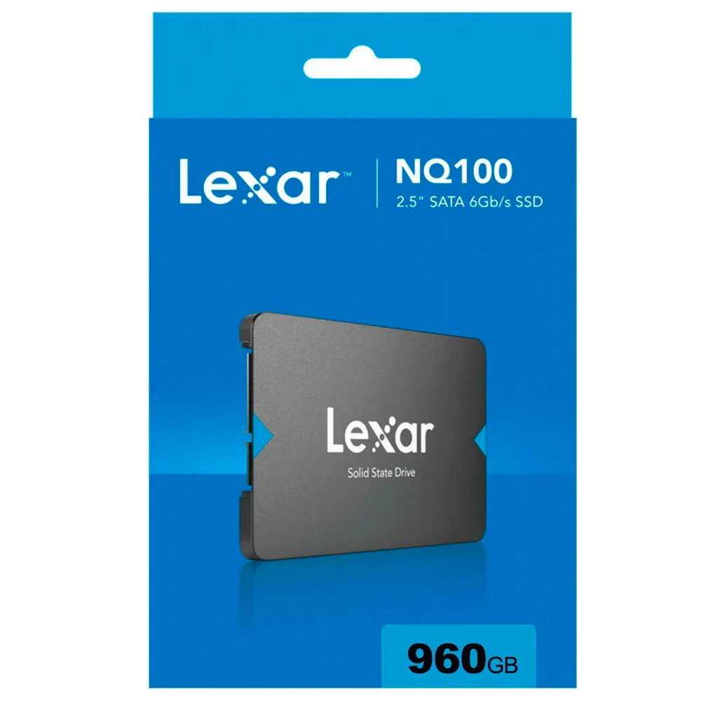 Imagem 2 de 5 do produto SSD Lexar Nq100 Sata Iii, 960GB, 2.5 Polegadas - LNQ100X960G-RNNNU