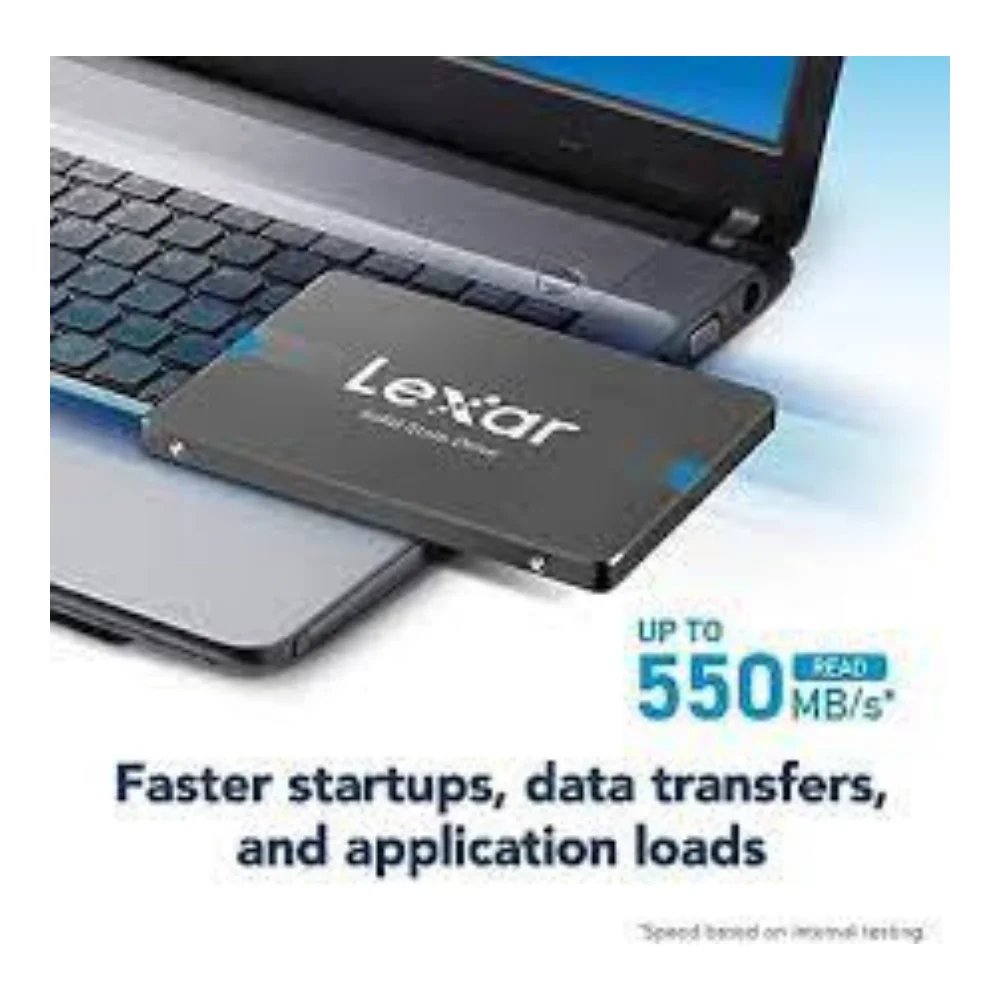 Imagem 5 de 5 do produto SSD Lexar Nq100 Sata Iii, 960GB, 2.5 Polegadas - LNQ100X960G-RNNNU
