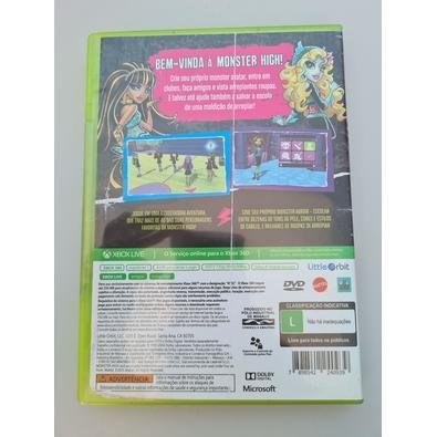 jogo monster high o novo fantasma da escola xbox 360