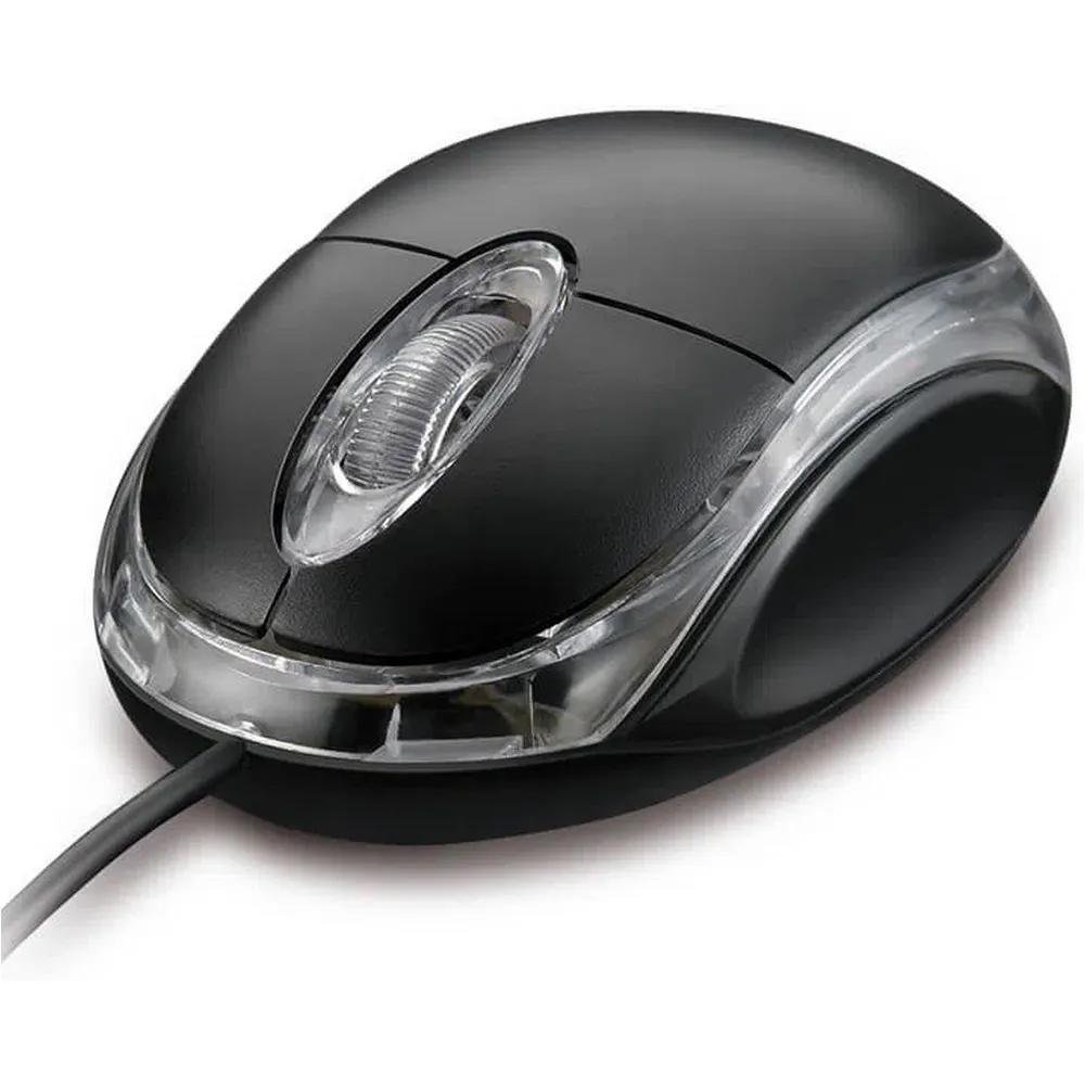 Imagem 3 de 5 do produto Mouse BRX Óptico, 1000 DPI, USB,Cabo 1.1M
