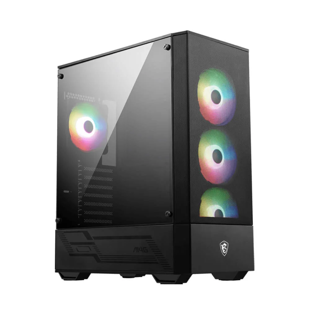 Gabinete Msi Forge 112r ARGB, Mid-Tower, Vidro Lateral, Preto