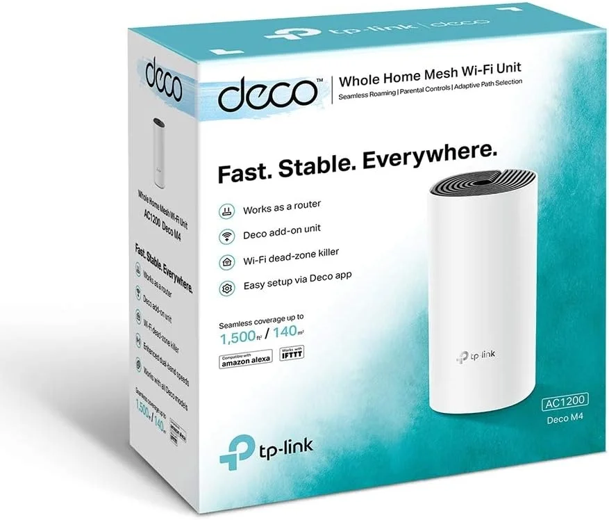 Roteador Tp-link Deco M4 Mesh Gigabit,Dual-band Ac1200