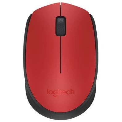 Mouse Sem Fio, Logitech,M170,Vermelho