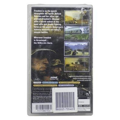 SOCOM: U.S. Navy SEALs Fireteam Bravo PSP Back cover