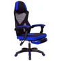 Cadeira De Escritório Fortt Verona, Até 120KG, Com Rodinhas, Encosto Em Tela Mesh, Azul - Cegf01-A